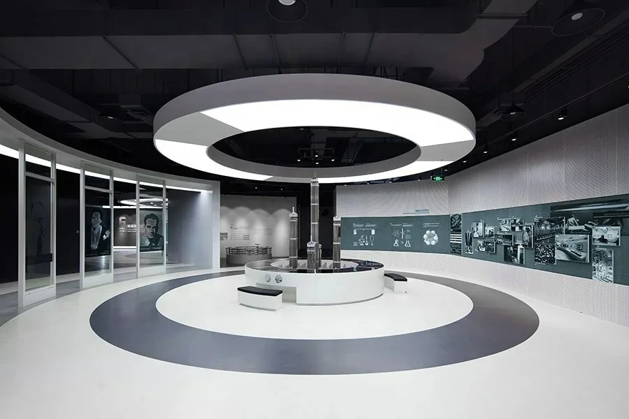 На заказ Современное украшение круглая большая светодиодная Люстра для отеля