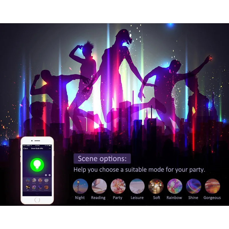 

60W Rgb Ceiling Light WiFi Smart Voice Control Living Led Ceiling Light Lamp , for Amazon Alexa for Google Home, AC85-265V