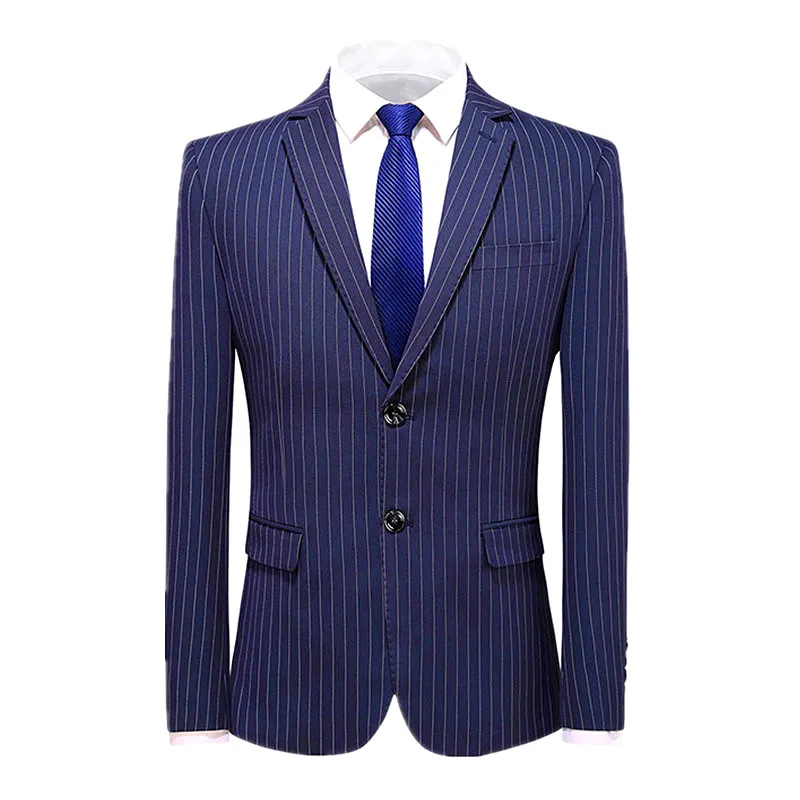 Мужской Стильный повседневный однотонный Блейзер деловая свадебная праздничная