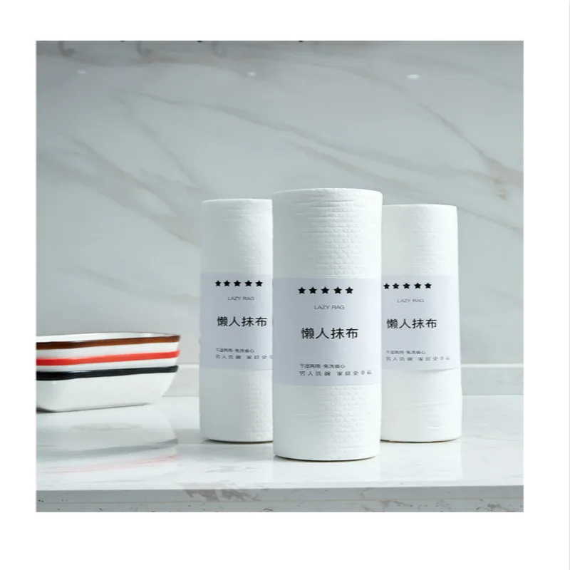 Одноразовая Нетканая впитывающая салфетка для мытья посуды без масла кухонного