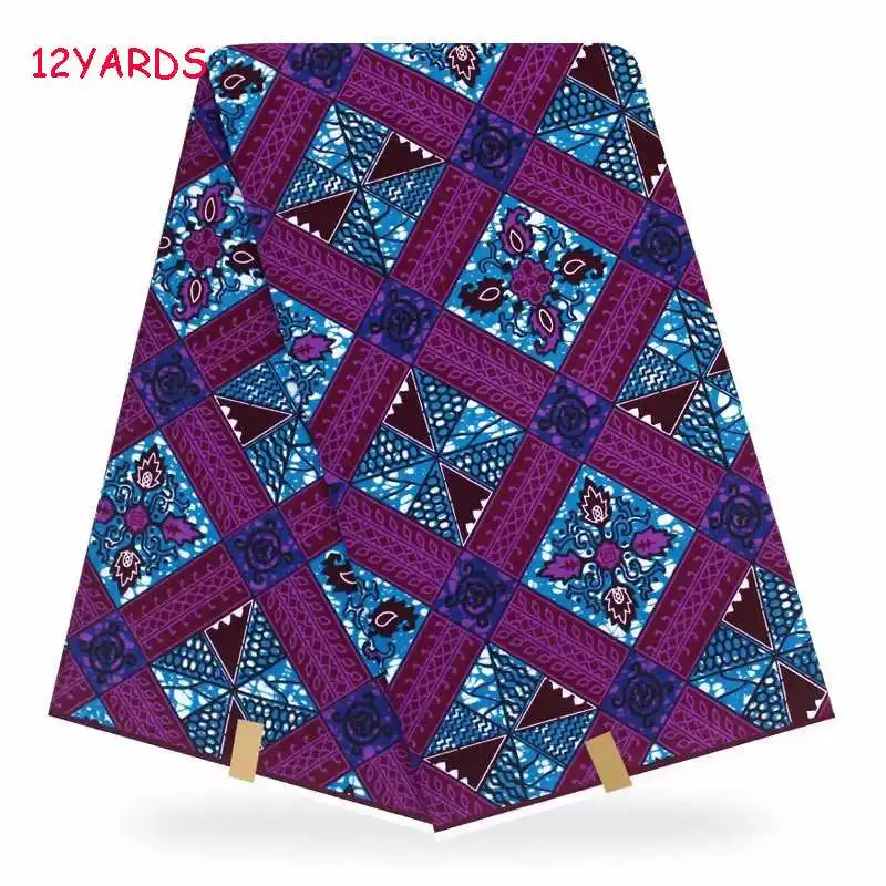 as picture Горячая распродажа! Kente восковая ткань настоящий мягкий воск хлопок африканская восковая печать ткани 12 ярдов голландский воск стиль для шитья - Цвет: as picture