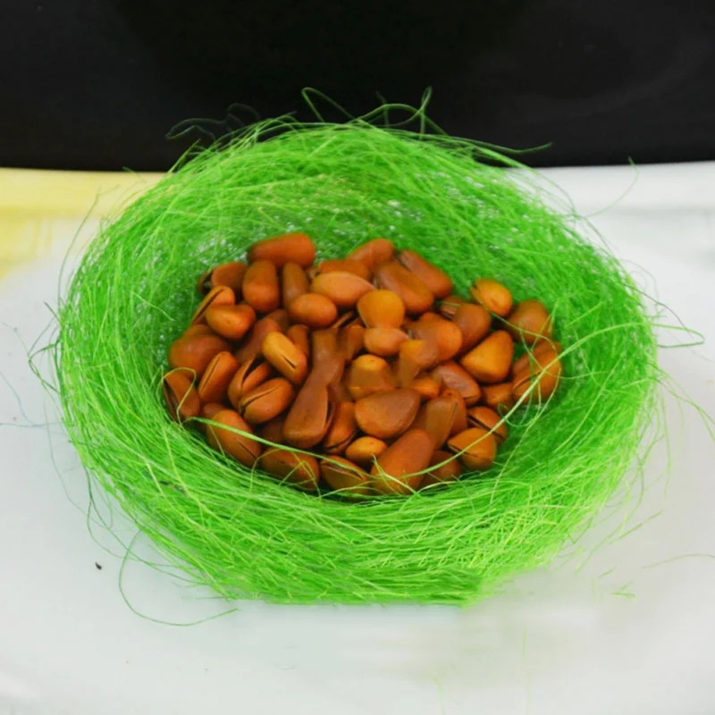 20 шт Трендовое многоцветное DIY Птичье гнездо ручная работа тонкая шпагата