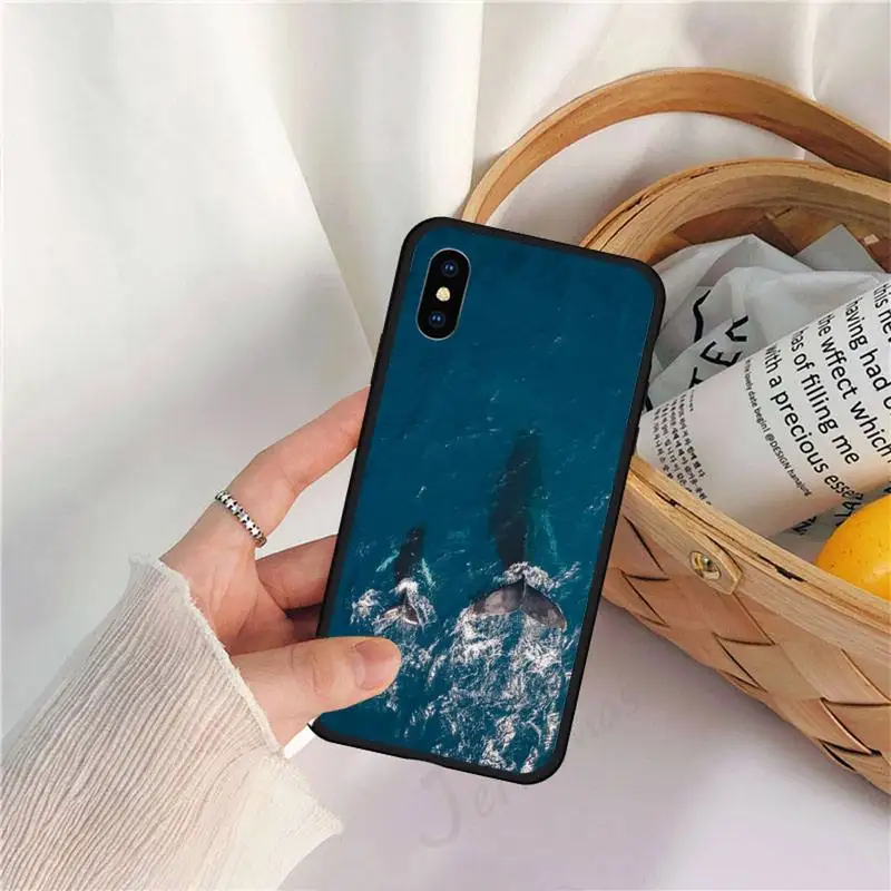 

Killer Whale Orca ocean animal Phone Case for iPhone 11 12 pro XS MAX 8 7 6 6S Plus X 5S SE 2020 XR