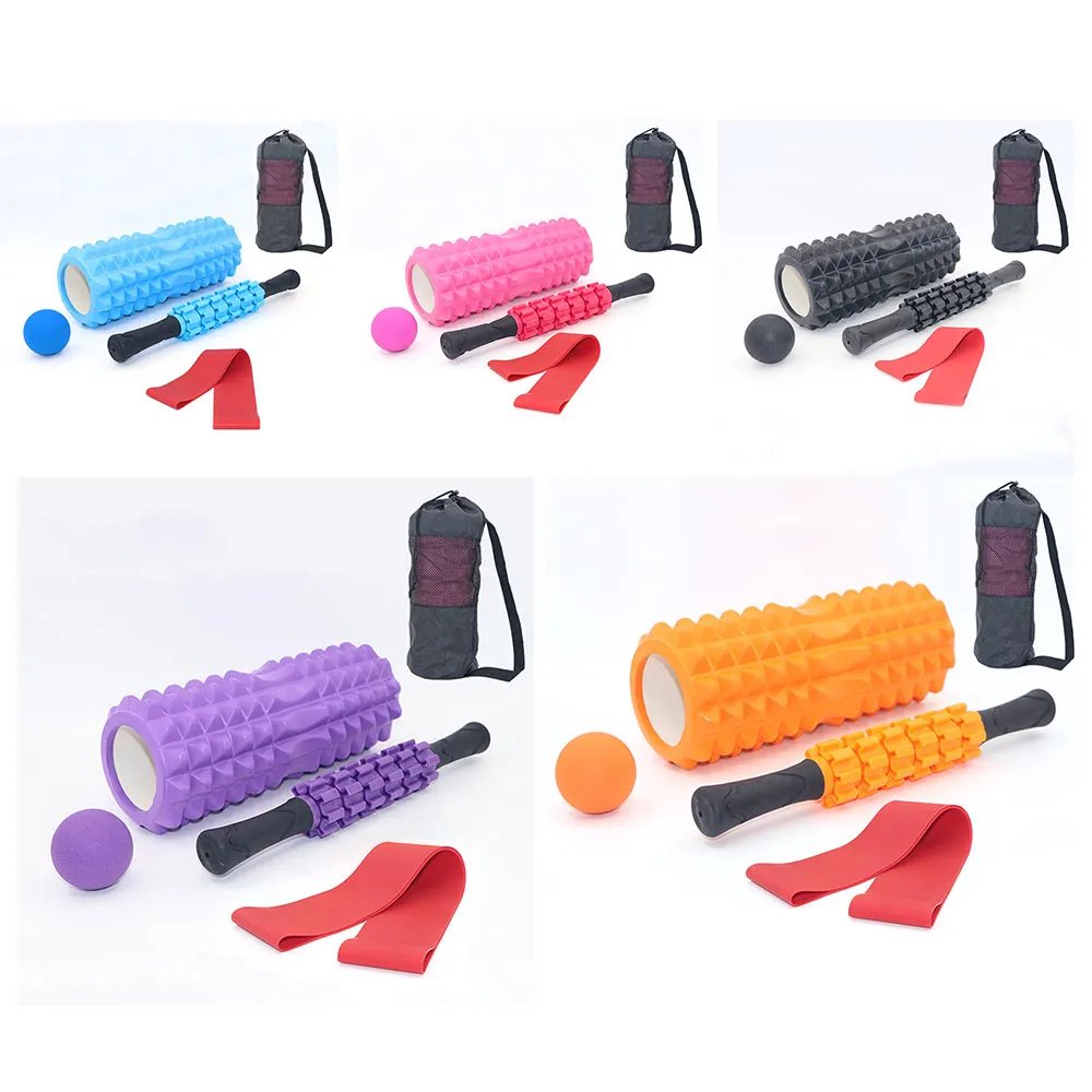 

5 в 1 33 мм пенопластовый ролик для мышечных мышц, массажный мяч для йоги, спорта, для женщин, фитнеса, тренировок, для мышц, тренажерного зала, н...