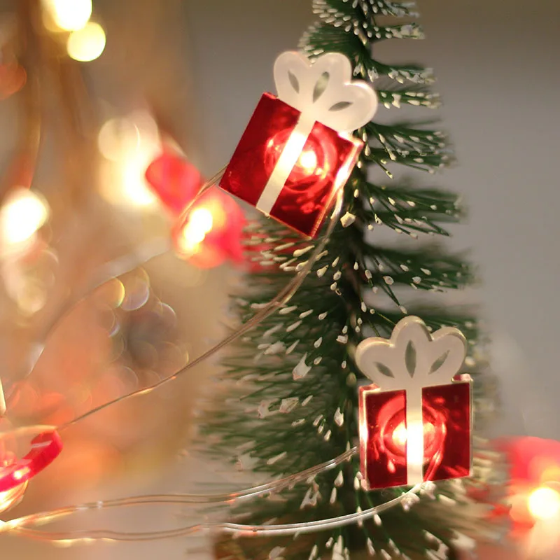 

Christmas Gifts Decor Lights Fairy Lights Christmas Tree Decoration Copper Wire String Lights Christmas Decorations for Home