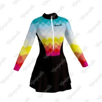 womens cycling jumpsuit mini dress macaquinho saia bike sport competition breathable sponge9d short skirt vestidinho dress