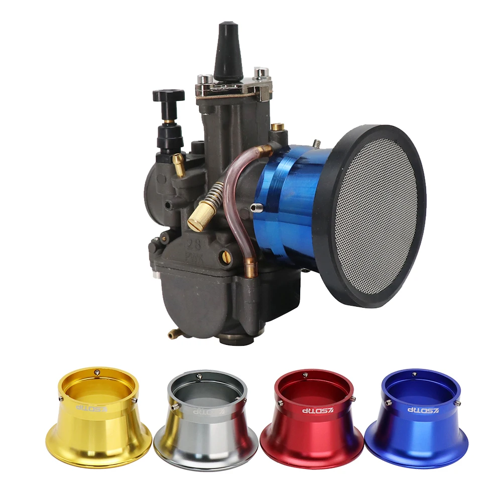 SCL Racing 50 мм мотоцикл воздушный фильтр чашка ветровая с рожком Резиновая сетка для