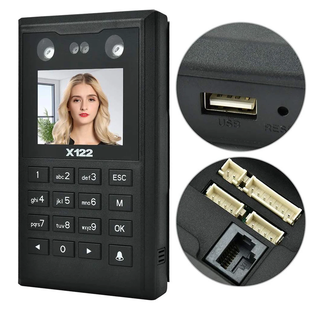 2 8 дюйма система контроля доступа к лицу RFID Клавиатура программное обеспечение