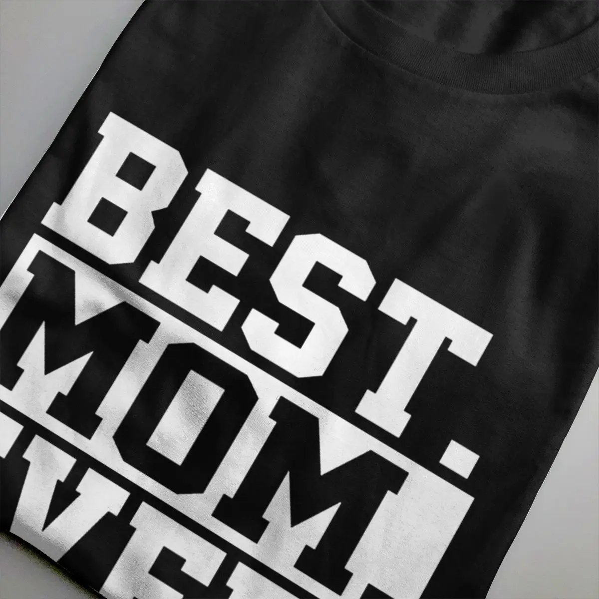 

Best Mom Ever Basic Short Sleeve T-Shirt Women Casual Loose Fit Tunic Top Baggy Comfy Tshirts