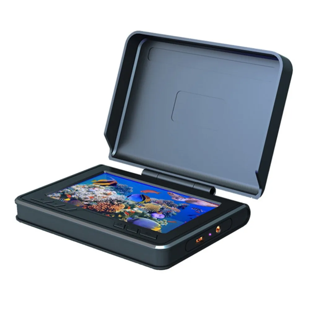値段 釣りおよび魚群探知機用の4.3in LCDディスプレイ,3.5mm,ヘッドフォンジャック,ブラケット,充電ケーブル付き