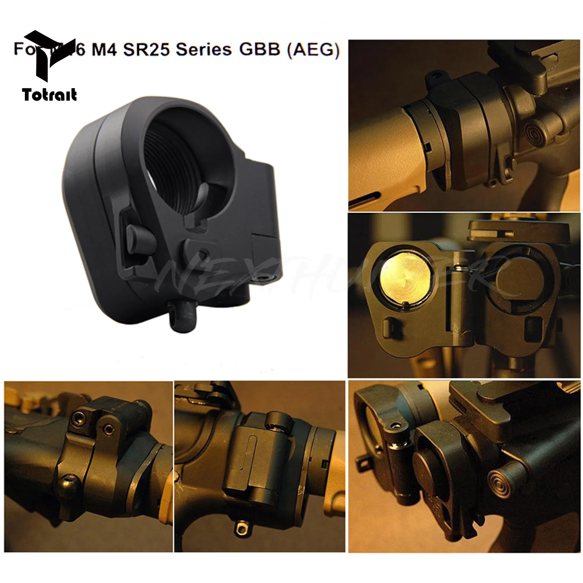 Черный Складной Адаптер для страйкбола пейнтбола стрельбы охоты | Спорт и