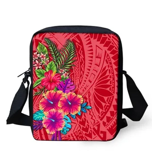 Red Northern Mariana Islands Shoulder School Square Messenger Book Bag Kids Crossbody Schoolbag Girls Book Bags Mochila Infantil