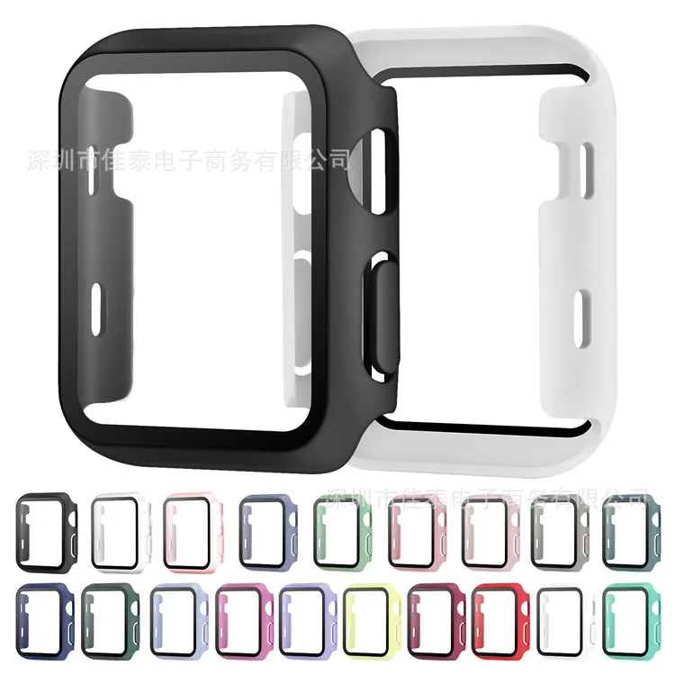 

360 Cover for Apple Watch Case 7 6 SE 5 4 3 2 41mm 45mm 42mm 38mm Soft Clear TPU Screen Protector for iWatch 7 6 5 4 3 44mm 40mm