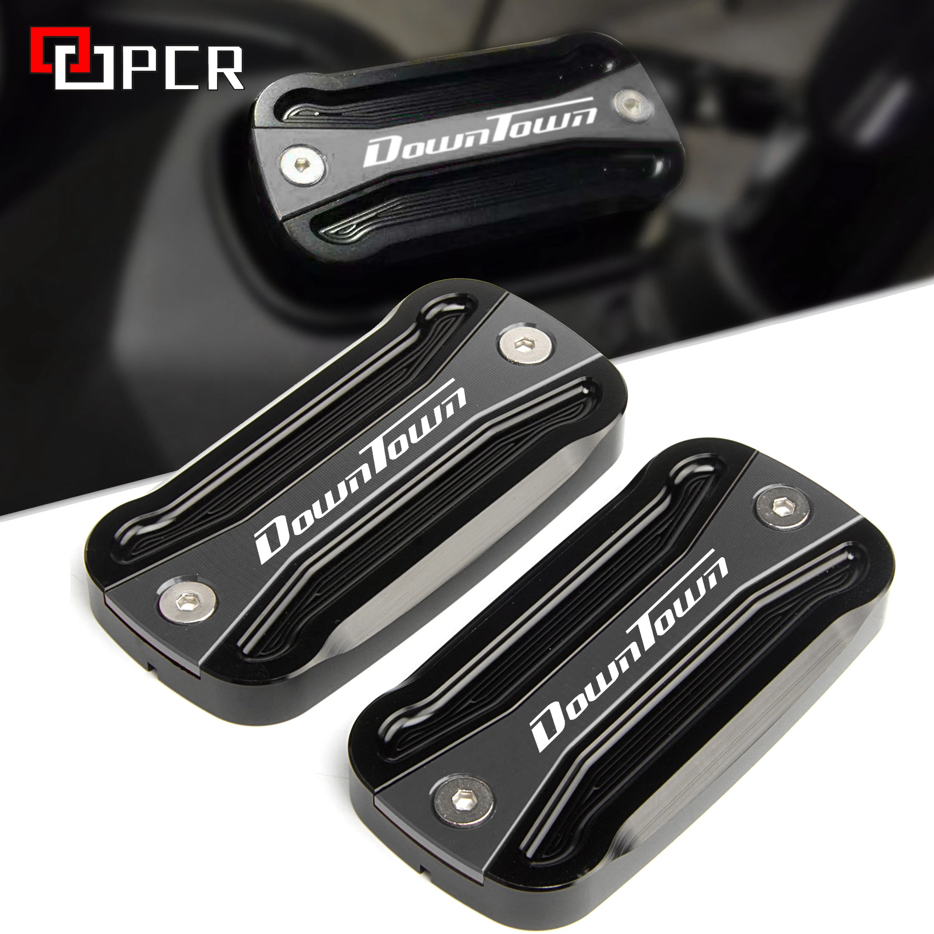 

NEW Motorcycle CNC Front brake Fluid Reservoir Cap Cover For KYMCO DOWNTOWN 125i 200i 300i 350i DT 125 200 300 350 accessories