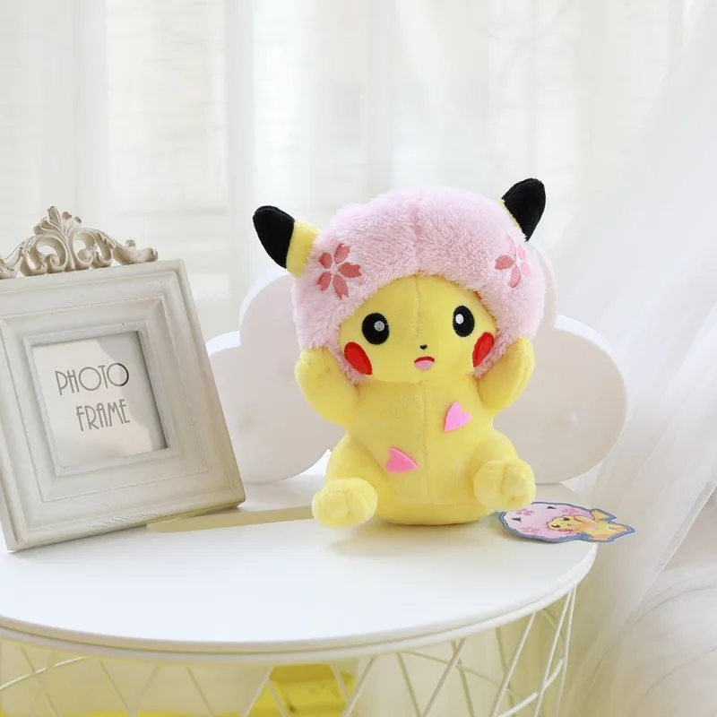 Takara Tomy Покемон вишня в цвету Пикачу плюшевая игрушка кукла Kawaii подарок для