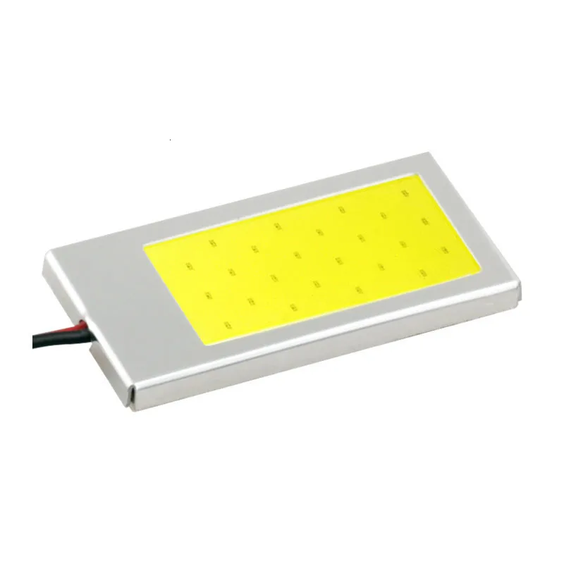 1 Piece W5W T10 C3W C5W C10W BA9S Festoon LED COB LED Panel Dome Lamp Auto Car Interior Reading Plate Light Ceiling Wired Lamp