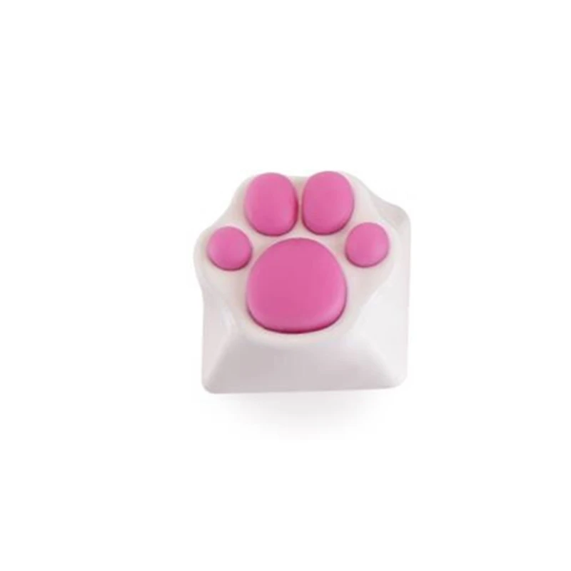 

W3JD Personality Customized ABS Silicone Kitty Paw Artisan Cat- Paws Pad Keyboard keyCaps for cherry MX Switches