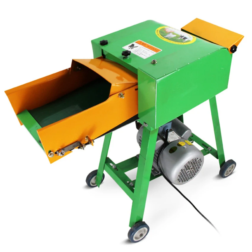 

Household Straw Cutter Agriculture Straw Shredder Dry And Wet Hay Cutter Feed Processing Crop Straw Cutting Machine 220v 0.6T