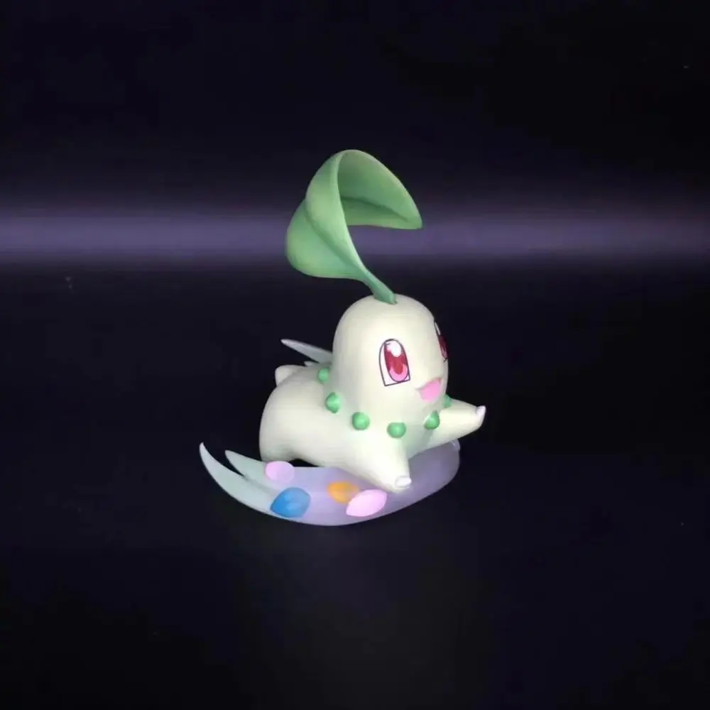 Takara tomy pokemon Chikorita Garage наборы Аниме фигурки Куклы окружающие игрушки подарки для