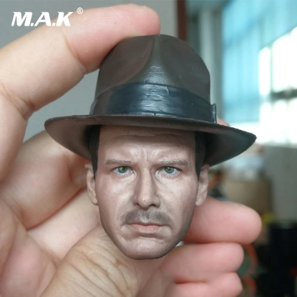 1/6 весы Харрисон Форд голова лепить резные Индиана Джонс головы