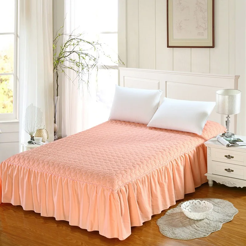 Кровать юбка тип кровать крышка один кусок хлопок толстая пылезащитная для