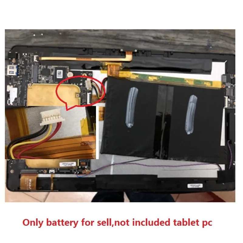Аккумулятор для Jumper Ezpad 6S Pro Tablet PC JP10 литий-полимерный перезаряжаемый аккумулятор замена 8000 мАч 3,7 в 12 В