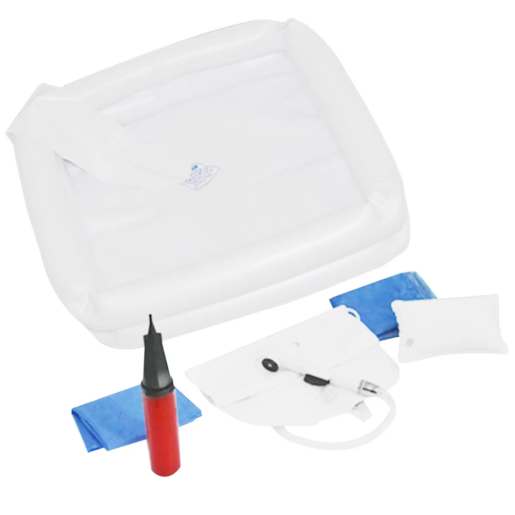 Shampoo Tray Salon Hairdressing In Bed Conditioner Outdoor Inflatable Hair Washing Basin Easy Clean Elderly Care Assistive Aid | Дом и сад