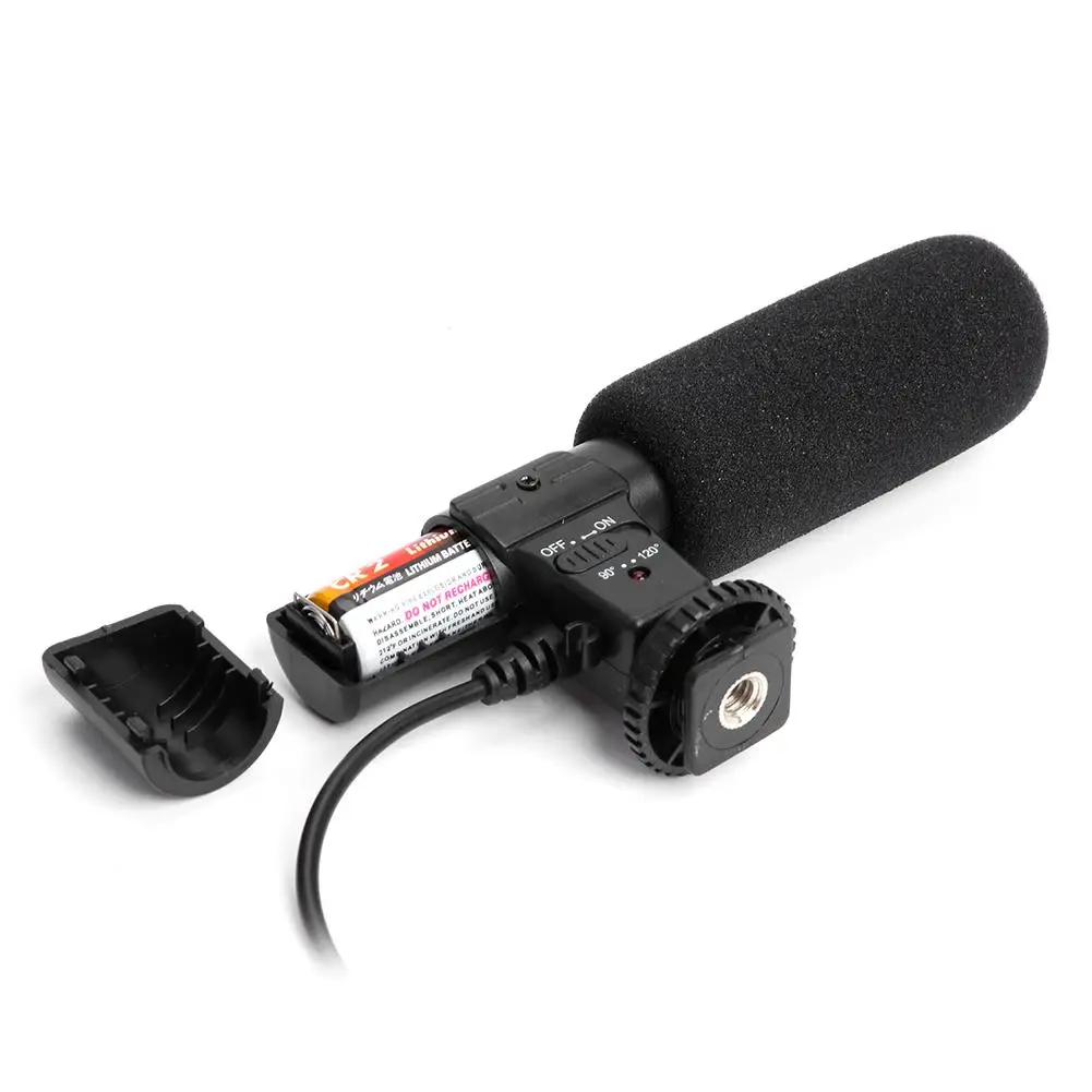Mic-01 Стерео внешняя профессиональная камера микрофон DC 3 в для Nikon Z6 D7200 D5600