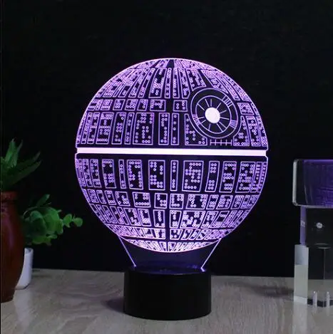A07 Звездные войны Дарт вэйдер» Анакина Скайуокера 3D лампа BB-8 светодиодный Новинка Ночной светильник s USB светильник светящийся ребенка подар - Цвет: A07