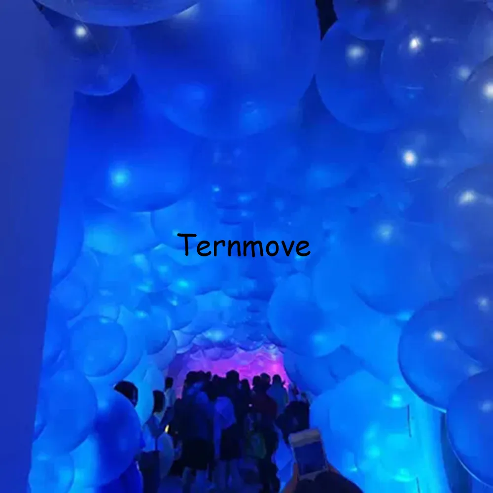 Надувной прозрачный матовый пляжный мяч праздничное украшение для вечерние