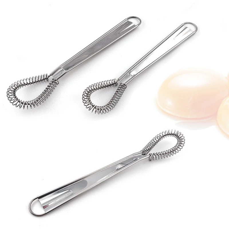 Нержавеющая сталь Весна блендер взбивание яиц белое Мёд ложка Кофе смеситель