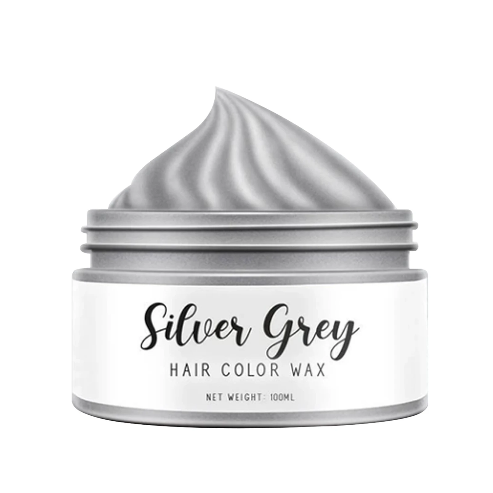 

Silver Grey Hair Color Wax Temporary Colors Hair Dye Beauty Care Hair Styling Wax 1/3.4 Oz J9