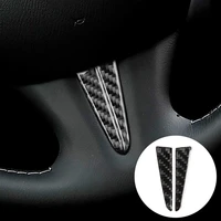 2pcs steering wheel sticker stylish eco friendly dust proof car steering wheel trim car interior trim steering wheel decor