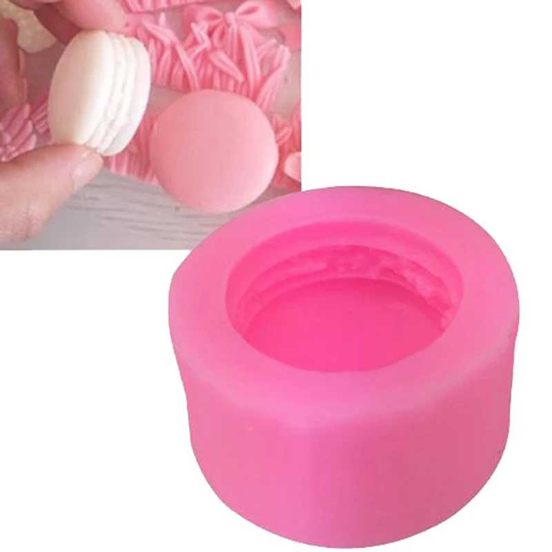 

2pcs 3D Stereo Macaron Style Silicone Mold DIY Handmade Soap Candle Mold