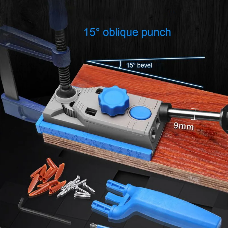 DIDIHOU портативный набор для нарезки карманных отверстий шуруповерт 9 5 мм сверло