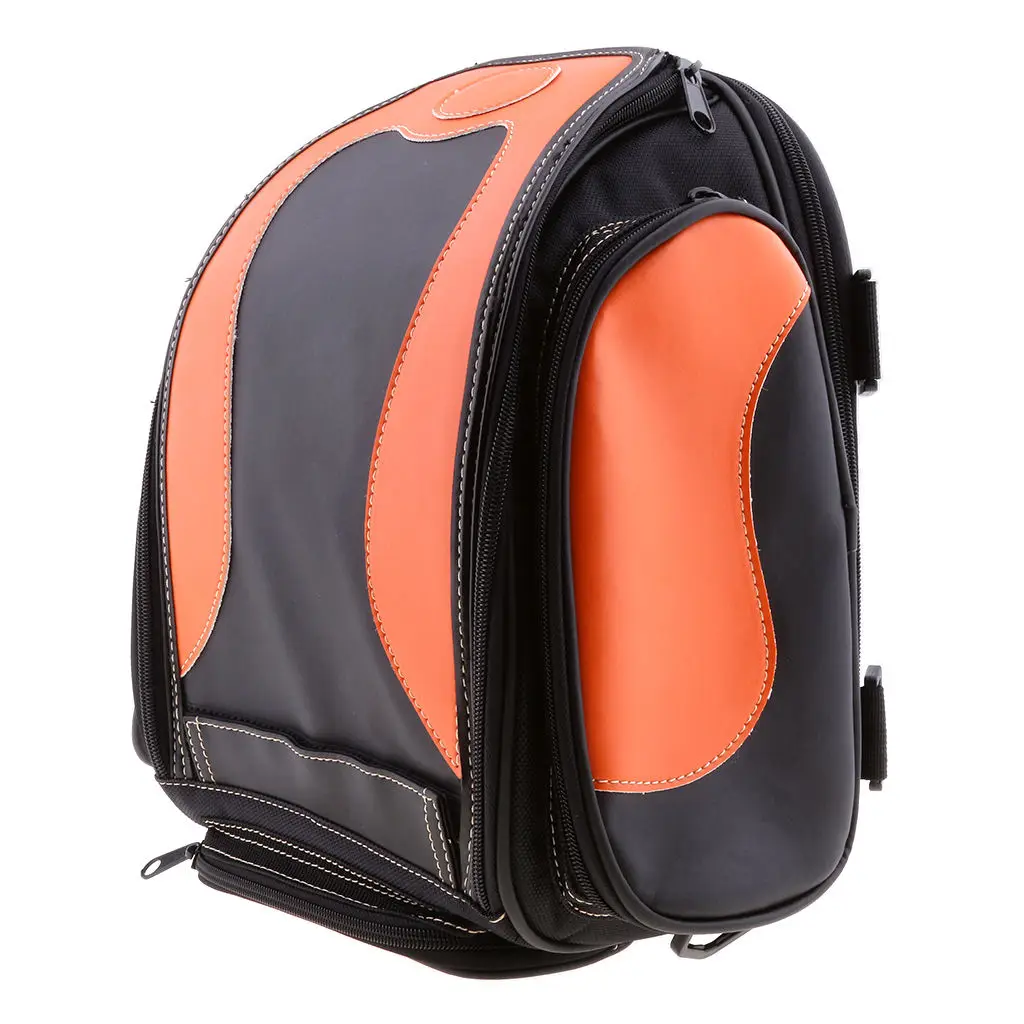 

PU Leather Motorcycle Saddle Bag Motorcycle Rack for Harley Cruiser Orange