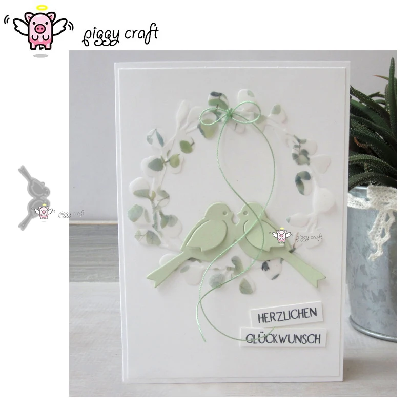 Металлические Вырубные штампы вырезанная форма птица фотоальбом бумажный нож