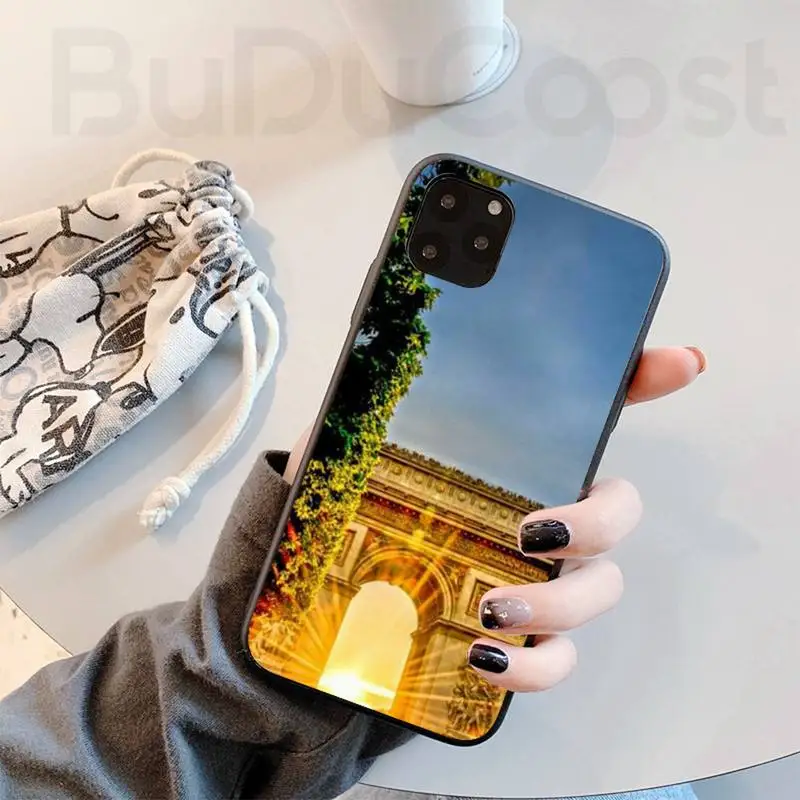 paris arc de triomphe phone case for iphone 11 pro 11 pro max x xr xs max 7 8 plus 6s plus 5s 2020 se cover free global shipping