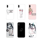 Для Huawei G7 G8 P8 P9 P10 P20 P30 Lite Mini Pro P Smart Plus 2017 2018 2019 силиконовые чехлы для медсестер медицинская медицина здоровье