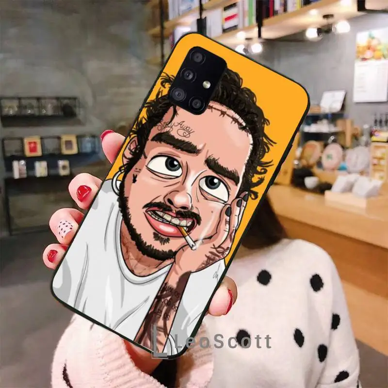 Post Malone Beerbongs модные чехлы для телефонов с изображением Samsung A50 A51 A71 A31 A21S S8 S9 S10 S20 S21