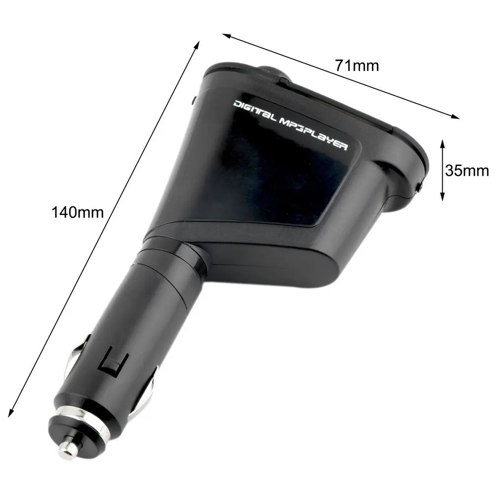 Новинка 1 шт. автомобильный комплект в форме трубы MP3 плеер беспроводной FM