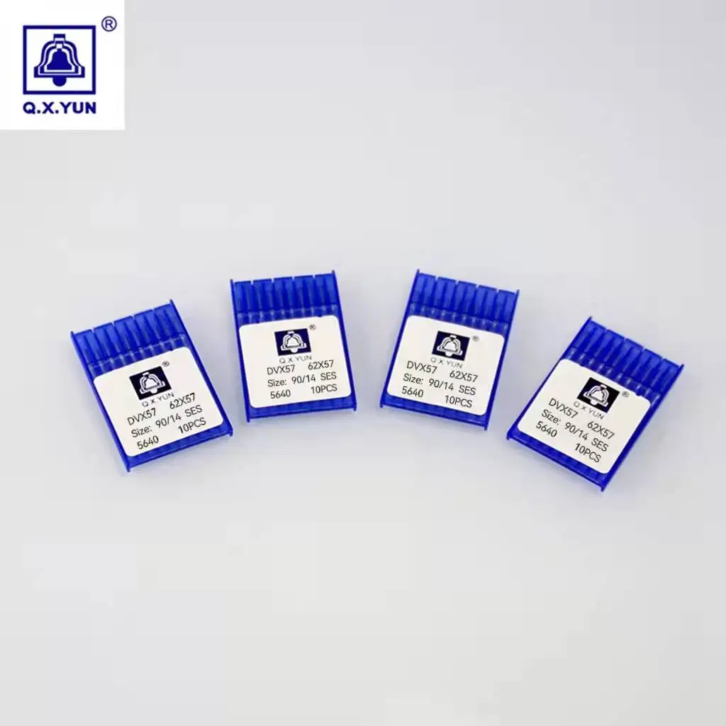

100 шт., швейные иглы DVX57 5640 62X57 90/14 # QXYUN, аксессуары для промышленных швейных машин Q.X.YUN BROTHER