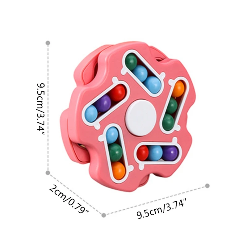 

1PC Gyroscope Puzzle for Baby Learning Crawling & Exploring Toys Brain Game Interactive Anti-Stress Bean Cube Toys