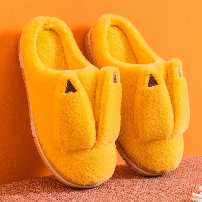 

Женские тапочки, Зимние теплые плюшевые домашние тапочки с мультяшным животным, Женские Симпатичные удобные домашние тапочки на плоской по...