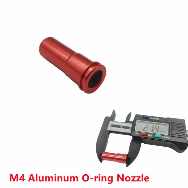 

NEW CNC Aluminum O-ring Nozzle For Airsoft M4 Gearbox Paintball Hunting Accessories