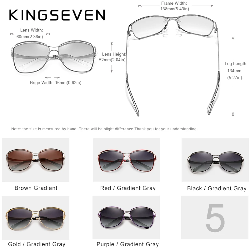 KINGSEVEN ретро женские солнцезащитные очки поляризованные Роскошные женские брендовые дизайнерские солнечные очки с градиентными линзами для женщин