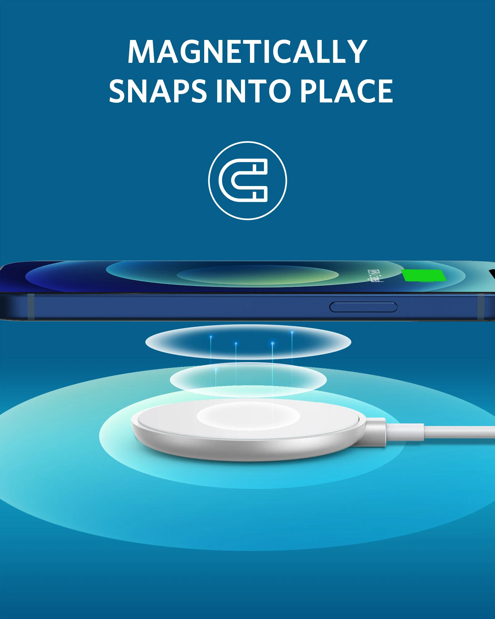 magnetic wireless charger anker wireless charger with 5ft built in usb c cable powerwave magnetic padno ac adapter free global shipping