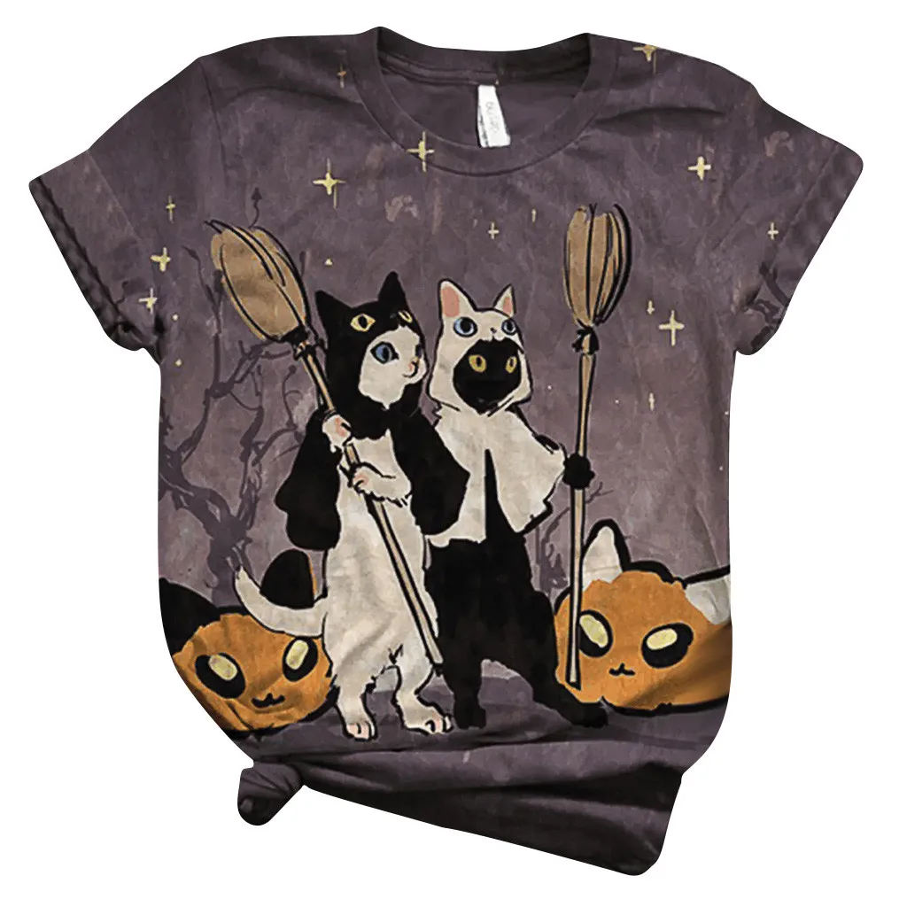 Женская футболка с коротким рукавом и круглым вырезом | одежда