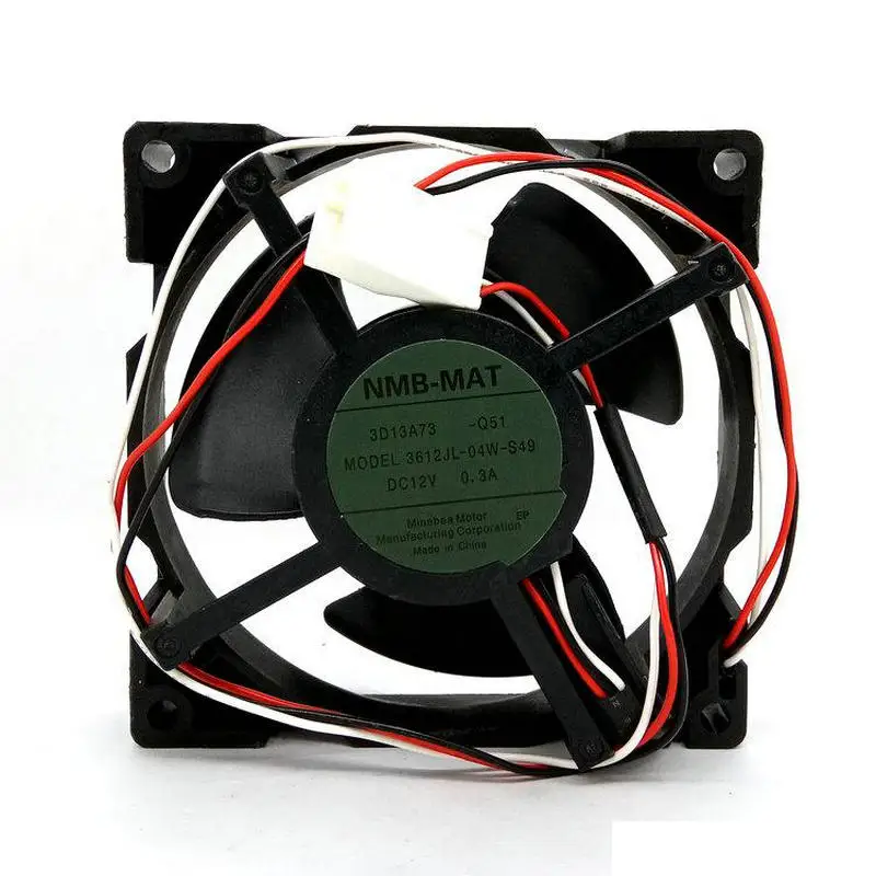 Satin Al Yeni Orijinal NMB-MAT 3612JL-04W-S49 12V 0.3A Için Buzdolabı Soğutma Fanı