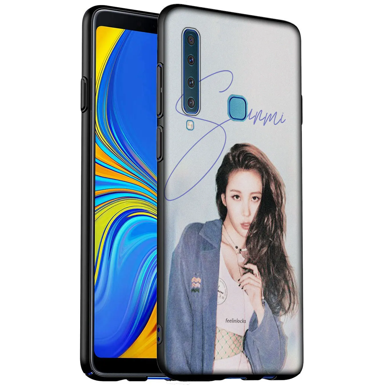 Lee Sun Mi Sunmi kpop Soft Silicone Case for Samsung Galaxy A51 A71 A81 A91 A41 A21 A11 A01 A2 Core J8 J7 J4 J6 Plus Prime 2018 |